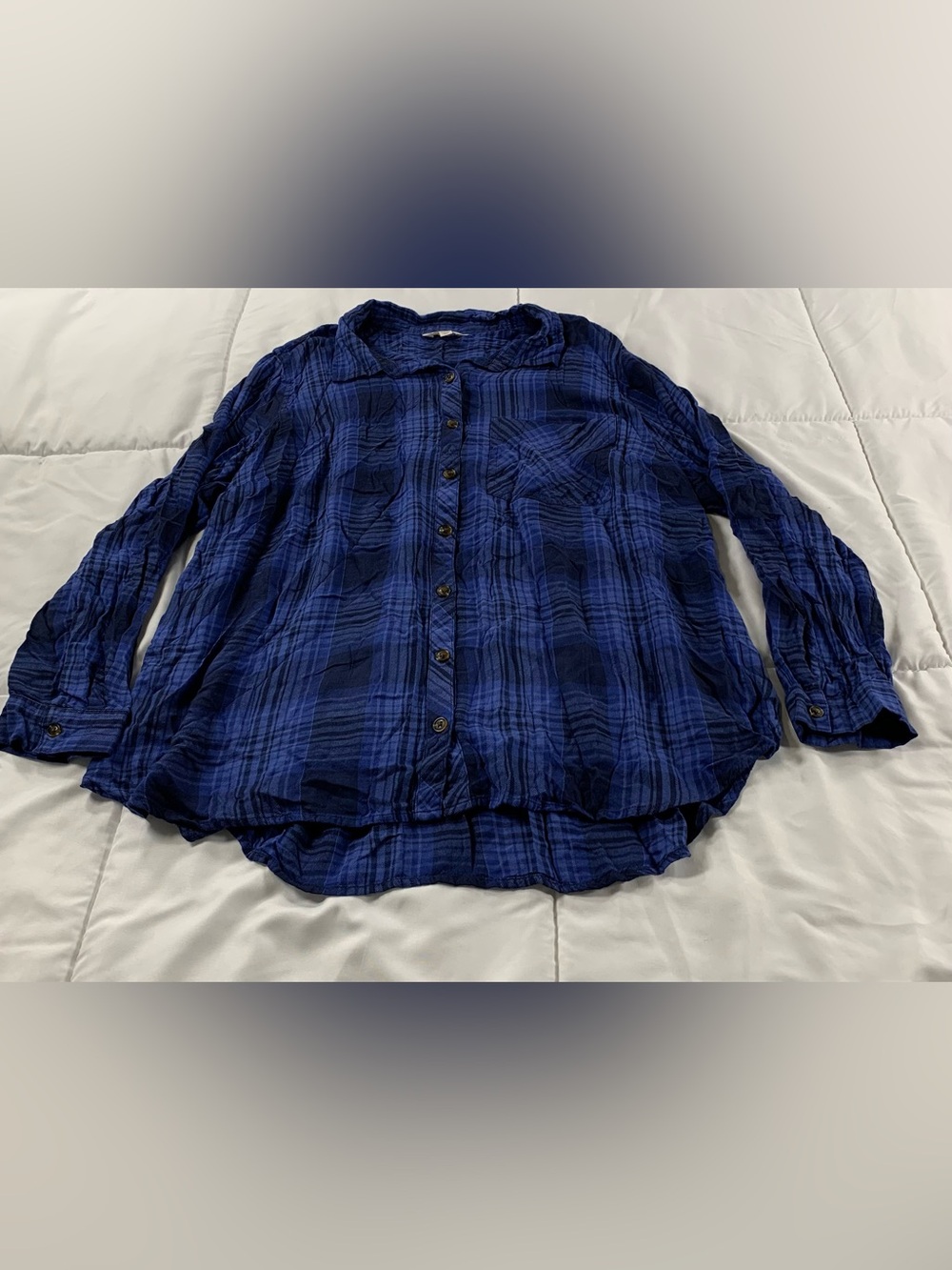 Pre loved terra & sky long sleeve button down shirt size 1X